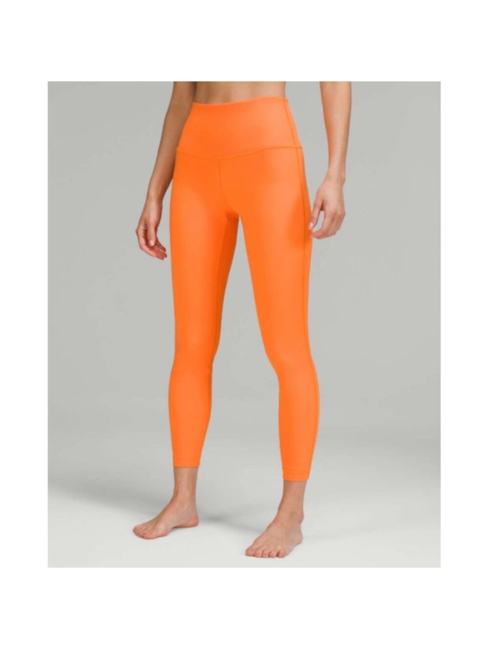 Lululemon Wunder Under High-Rise Tight 25" Orange Soda 6 Women’s